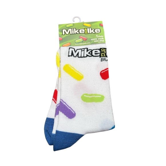 Crazy Socks Other - Mike and Ike Crazy Food Socks Unisex Men 8–12 Women 9–14 NWT Funny Gift 3/$20
